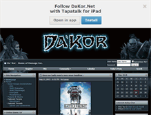 Tablet Screenshot of dakor.net